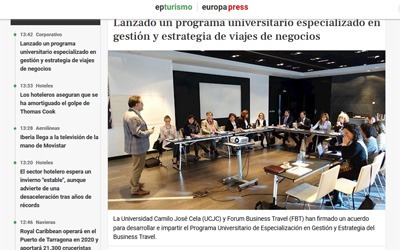 University program specialized in business travel management and strategy launched