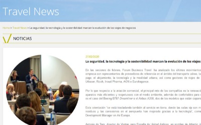 Security, technology and sustainability shape the evolution of business travel