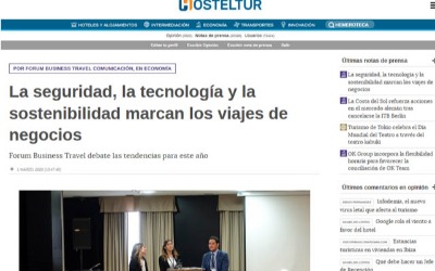 Security, technology and sustainability are key drivers of business travel