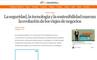 Security, technology and sustainability shape the evolution of business travel