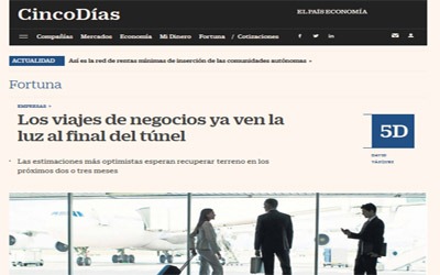 Business travel already sees the light at the end of the tunnel