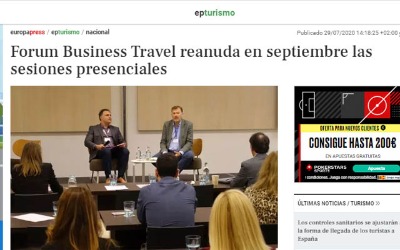Forum Business Travel resumes face-to-face sessions in September