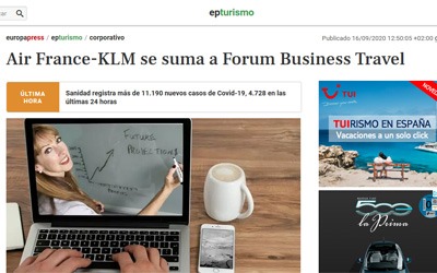 Air France-KLM se suma a Forum Business Travel