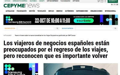 Spanish business travelers are concerned about the return of travel, but acknowledge that they are still concerned about the