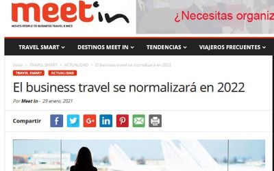  Business travel will be standardized by 2022