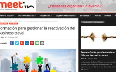 Training to manage business travel reactivation