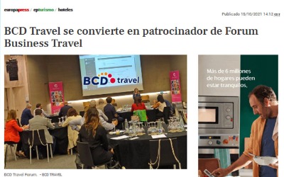 BCD Travel becomes a sponsor of Forum Business Travel