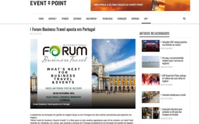 Forum Business Travel bets on Portugal