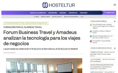 Forum Business Travel and Amadeus discuss technology for business travel