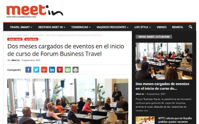 Two months full of events at the start of Forum Business Travel's new academic year