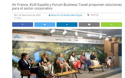 Air France, KLM Spain and Forum Business Travel propose solutions for the corporate sector