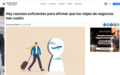 There is every reason to believe that business travel is back on the rise.