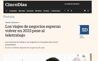 Business travel expected to make a comeback in 2023 despite teleworking