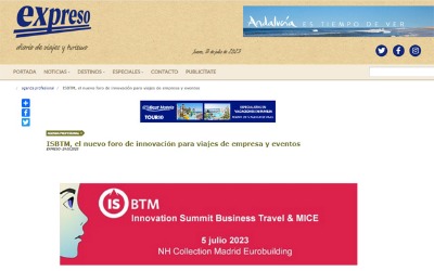 ISBTM, the new innovation forum for corporate travel and events