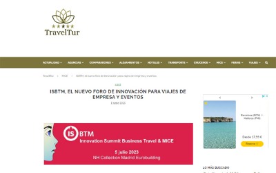 ISBTM, the new innovation forum for corporate travel and events