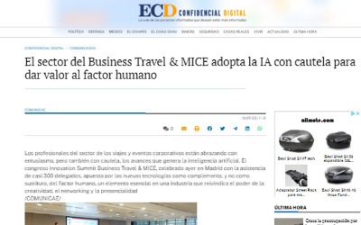 El sector del Business Travel & MICE adopta la IA con cautela para dar valor al factor humano