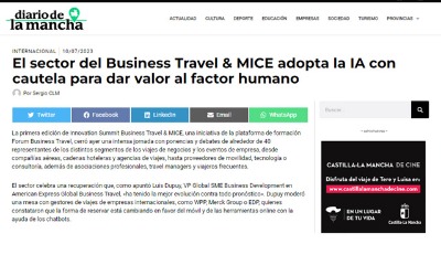 Business Travel & MICE sector adopts AI cautiously to add value to the human factor