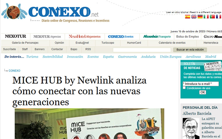 MICE HUB by Newlink discusses how to connect with the new generations