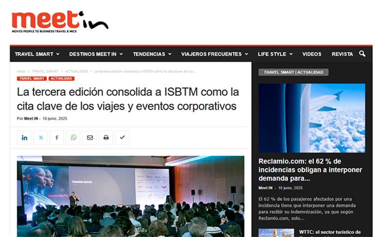 Third edition consolidates ISBTM as the key event for corporate travel and events