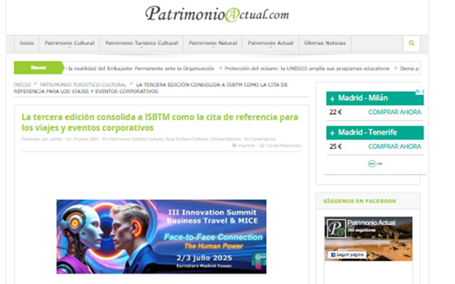 The third edition consolidates ISBTM as the benchmark event for corporate travel and events