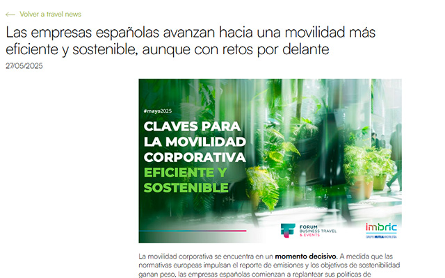 Spanish companies are moving towards more efficient and sustainable mobility, but with challenges ahead